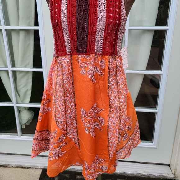 Free People Katie Crochet Bodice Dress - Picture 3 of 7